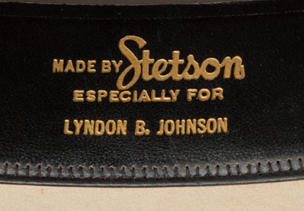 Lyndon B. Johnson's Personally Owned & Worn Stetson Hat -- Quintessential LBJ